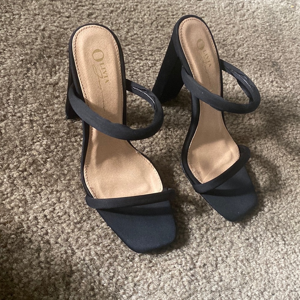 Black heels